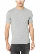 Men&#39;s 2-Pack Slim-fit Crew Cotton Casual Daily Pocket Tee T-Shirt Gray Size XS   - £11.79 GBP
