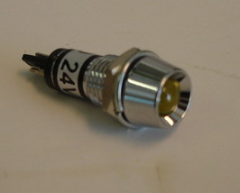 Panel Indicator Lamp, 24V Yellow - $1.50