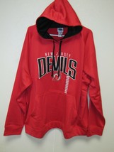 NHL New Jersey Devils Embroidered Logo Red Hooded Pullover Sweatshirt 2X-Large - £39.86 GBP