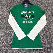 Notre Dame Fighting Irish Shirt Youth XL 16 NCAA Long Sleeve Crew Neck New - $418.20 MXN