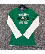 Notre Dame Fighting Irish Shirt Youth XL 16 NCAA Long Sleeve Crew Neck New - $418.20 MXN