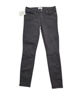 Paige $225 Liam Stone Gray Moto Skinny Stretch Ankle Jeans Women’s Size 29 - $3,124.34 MXN