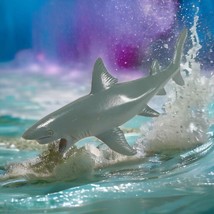 Great White Shark Toy Ocean Collectable Toy Soft Plastic Sea Life Display - £7.24 GBP