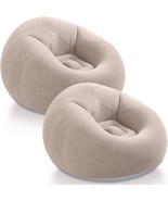 Two Inflatable Sofa Bean Bag Inflatable Lounge Chairs For Living Room, B... - $80.11 CAD