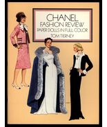 CHANEL Fashion Review DOLLS  by Tom Tierney * 1986 DOVER SC not cut FULL... - $9.50