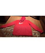 Nike Mens Therma Fleece Pullover GFX 2 Hoodie BV2784 Red Large Sweatshirt - $349.57 MXN