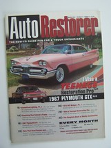 Auto Restorer Magazine March 2010 Vol 22 No 3 1967 Plymouth GTX Cover - $6.58