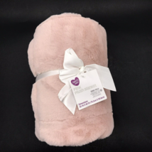 Parent&#39;s Choice Pink Plush Baby Blanket Sherpa Walmart - £39.90 GBP
