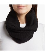 Portolano 100% Cashmere Infinite Neck Warmer Scarf, Luxurious  Black, NWT - $2,377.27 MXN