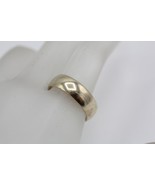 Fine 14K Yellow Gold 6mm Plain Wedding Band Ring Size 7.25 - $326.90