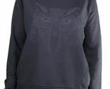 Bench Womens Gray Oakfield Wise Owl Print Overhead Sweatshirt BLEA3367 NWT - $38.53
