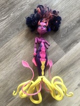 Monster High Doll Great Scarrier Reef Kala Mer&#39;ri Purple Octopus .Missing Arms - £7.89 GBP