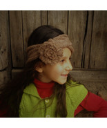 Alpaca Wool Headband  - Warm Rose Gray Fair Trade Knit Headwrap, Made in... - $29.69