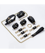 Leather Bondage Gear Silicone Collar Handcuffs Ankle Cuffs - $30.00+