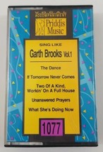 Karaoke Sing Like Garth Brooks Vol 1 Cassette Tape 1993 Priddis - £9.63 GBP