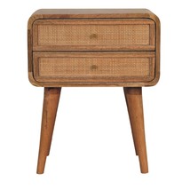 Artisan Furniture Larrisa Woven 2 Drawers Bedside - £245.69 GBP