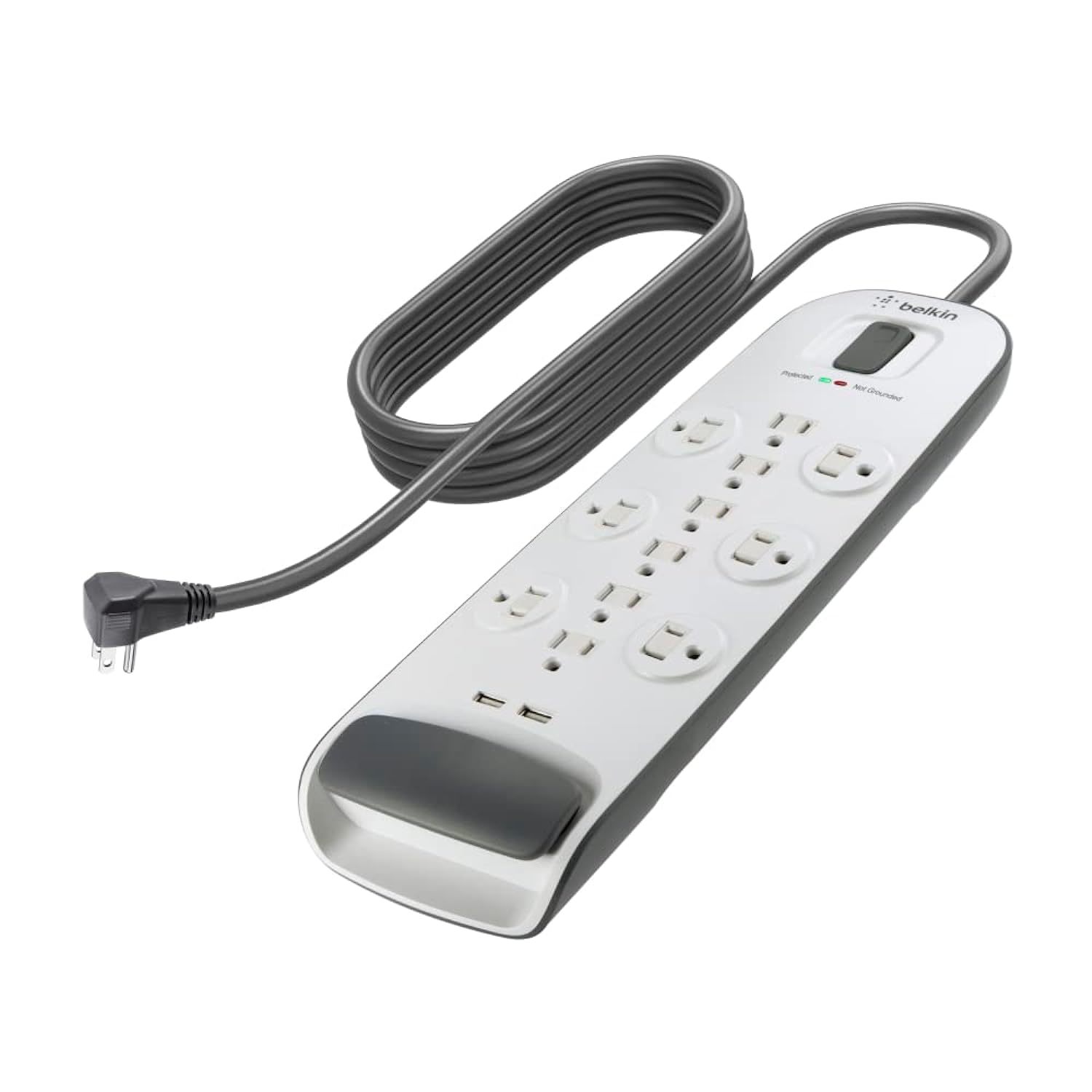 Primary image for Belkin USB Power Strip Surge Protector - 12 AC Multiple Outlets & 2 USB Ports - 