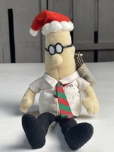 GUND Dilbert Christmas Santa Plush Doll Vintage Comic Strip Scott Adams 11&quot; NWT - £11.03 GBP