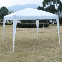 10 x 10 ft. Outdoor EZ Pop Up Tent Gazebo Canopy - White - £109.30 GBP