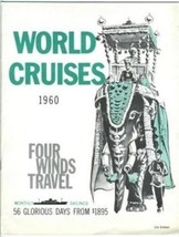 1960 World Cruises Booklet By Air Cruise and Train by Four Winds Travel - £11.89 GBP