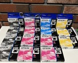 Lot of 15 Epson 220 Standard Capacity Ink Cartridges Black Cyan Magenta ... - $49.48