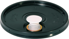 5 Gallon Pail Lid with Pour Spout and Gasket | Fits 3.5, 5, 6, 7 Gallon Buckets  - £17.43 GBP