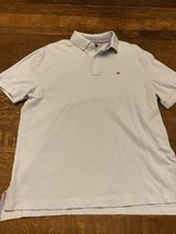 Tommy Hilfiger Classic Fit Polo Shirt Large Baby Blue Very Clean And Nice - £18.99 GBP