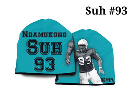 Miami Dolphins Beanie Lightweight Ndamukong Suh Design CO - $47.49