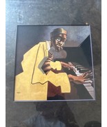 Justin Bua &quot;Piano Man&quot; Custom FRAMED African American Graffiti ART Black... - £118.54 GBP