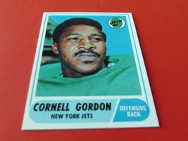 1968 Topps # 91 Cornell Gordon Jets Near Mint / Mint Or Better !! - $34.99