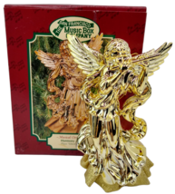 The San Francisco Music Box Co Musical Ornament Gold Harmony Angel Flute... - $14.54