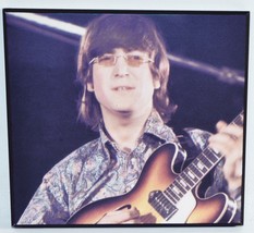 Vintage Laminated Photo Print Souvenir THE BEATLES John Lennon 41/2&quot; x 4... - $11.85