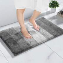 Bathroom Rugs Mat, Luxury Soft Comfortable Plush Absorbent Microfiber Bath Rugs, - £16.49 GBP