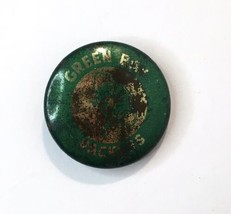 Vintage Green Bay Packers Football Button Pin Pre 1970 1&quot; Rough Shape - $30.00