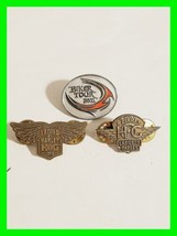 Harley Davidson Ladies of Harley Pin Lot Women’s Jewelry Lot Of 3 Pins  - £15.81 GBP