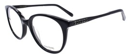 Vera Wang Bergee BK Women&#39;s Eyeglasses Frames 50-18-135 Black w/ Crystals - £33.40 GBP