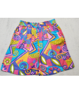 Short Walk Swim Shorts Womens Large Multi Patterned Pleated Front Elasti... - $27.97 CAD