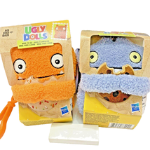 2 Ugly Doll Clip Wage Orange Babo Gray Plush 4 inch with Backpack Bag Cl... - £5.46 GBP