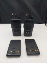 Lot of 2 Genuine Original Vertex VX-180U Radio. UHF 16 Channel 5 Watt FOR PARTS  - £53.66 GBP