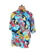 VTG FG Bodrer Boat Fish Shirt XL I Am What I Am Hawaiian Aloha Made in I... - £29.79 GBP