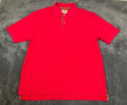Beretta Polo Shirt Men XL Red Short Sleeve 100% Cotton Embroidered Golf ... - $18.47