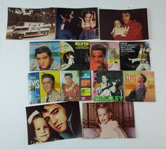 Complete Set 8 Vintage ELVIS Chu-Bops Gum &amp; Mini Record Album Covers &amp; Photos - £35.02 GBP