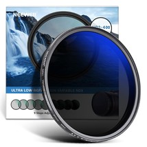 NEEWER 67mm MRC Variable ND Filter ND2-ND400, Neutral Density Adjustable... - $45.99