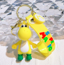 Super Mario Yoshi 3D Silicone Keychain, Cartoon Silica Gel Key Ring for ... - £9.41 GBP