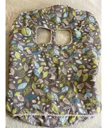 Eddie Bauer Boys Gray Green Blue Leaves Reversible Fleece Shopping Cart ... - $23.35 CAD