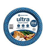 Member&#39;S Mark Ultra Dinner Paper Plates (10&quot;, 204 Ct.) - £30.53 GBP