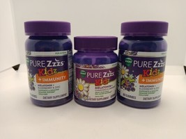 *SEE PICS* LOT OF 3 Vicks Pure Zzzz Kidz +Immunity Melatonin - £12.49 GBP