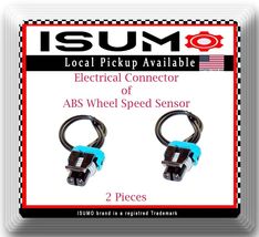 2x ABS Wheel Speed Sensor Connector Front left/Right Fits Blazer Jimmy 1998-2005 - £10.19 GBP