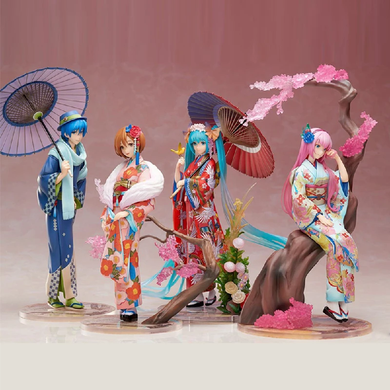 Hatsune Miku Anime Kawaii Pink Fairy Kimono Fujiwara Colorful Clothes Pv... - $46.26+