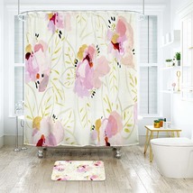 Kate Spade 20 Shower Curtain Bath Mat Bathroom Waterproof Decorative - £18.37 GBP+